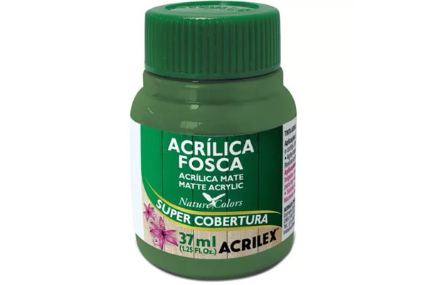 TINTA ACRILICA FOSCA 37ML ACRILEX VERDE MUSGO